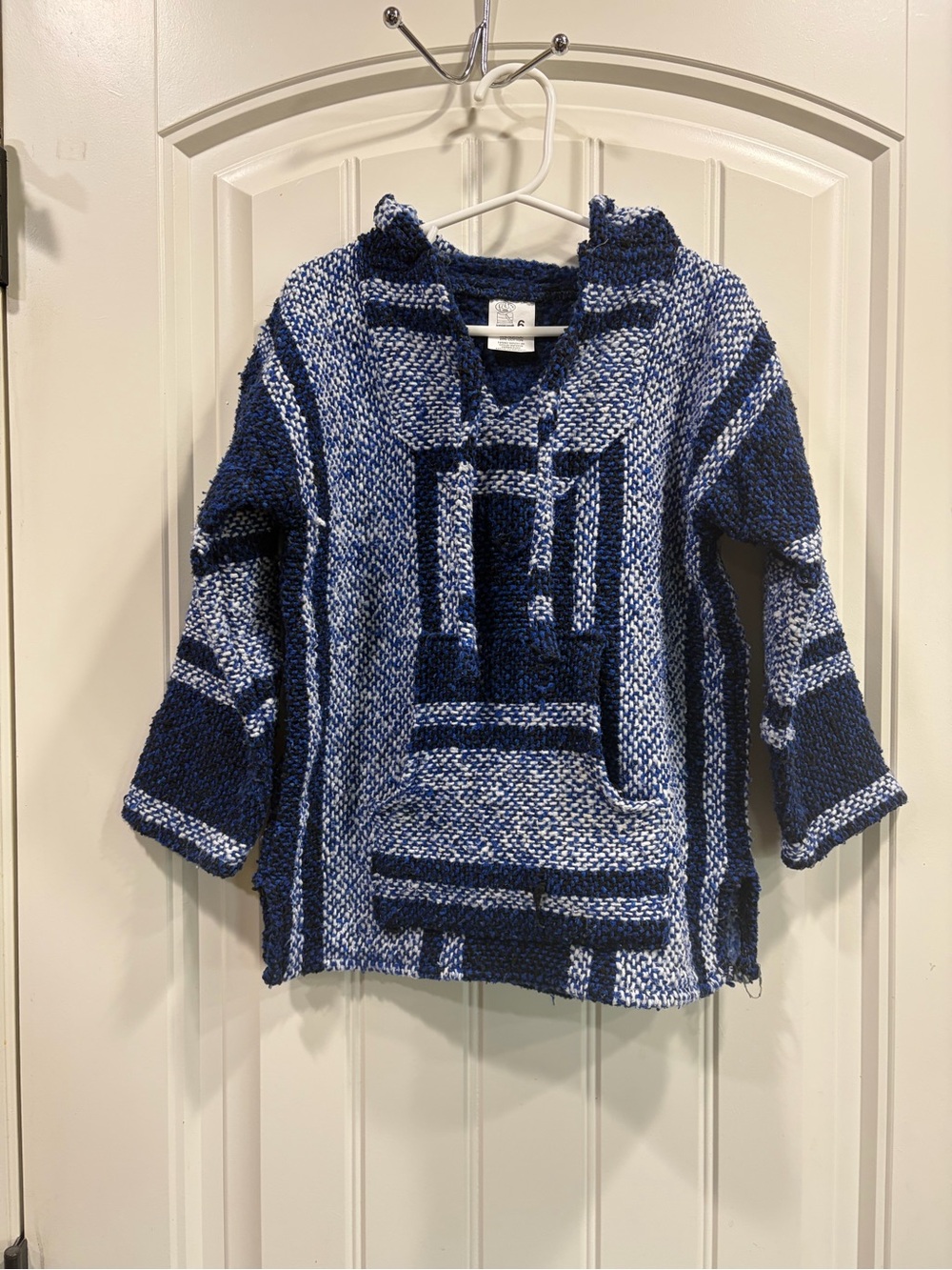 Kids size 6 Artesanias Cuamatzi Baja hoodie made in Mexico
